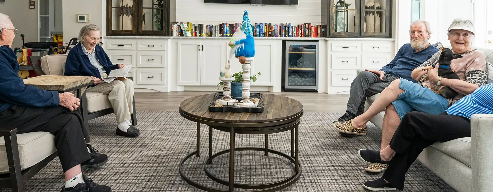 Residents in a Assisted Living Community in Huntsville Texas